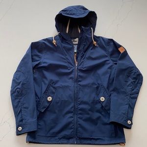 Penfield Men’s Rain Coat Size Small Navy Blue